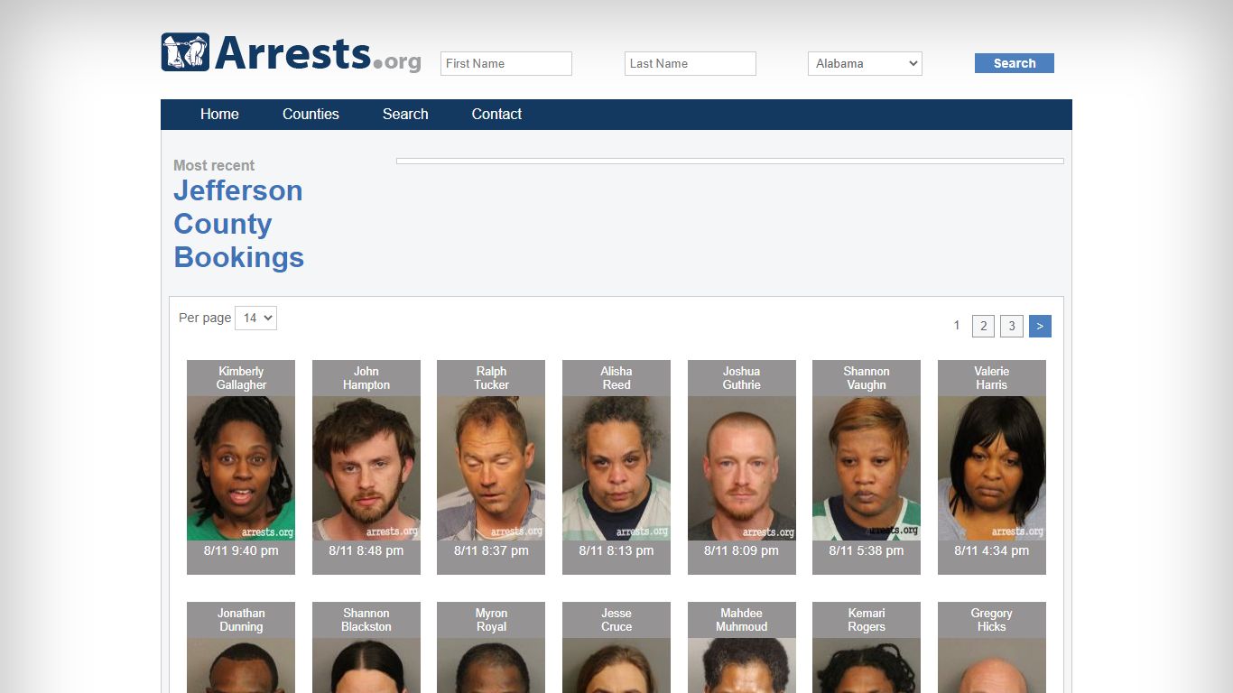 Jefferson County Arrests and Inmate Search